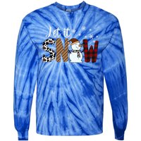 Let It Snow Cute Gift Tie-Dye Long Sleeve Shirt