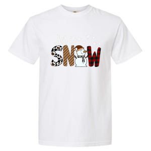 Let It Snow Cute Gift Garment-Dyed Heavyweight T-Shirt