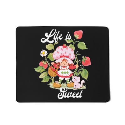 Life Is Sweet Vintage Berry Garden Mousepad