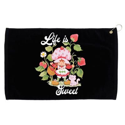 Life Is Sweet Vintage Berry Garden Grommeted Golf Towel