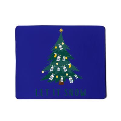 Let It Snow Propofol Christmas Rn Icu Crna Nurse Nursing Gift Mousepad