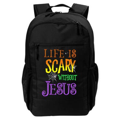 Life Is Scary Without Jesus Halloween Costume Backpack