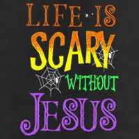 Life Is Scary Without Jesus Halloween Costume 11oz C Handle Ceramic Mug