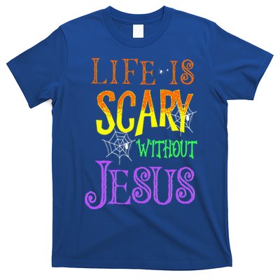 Life Is Scary Without Jesus Halloween Costume T-Shirt
