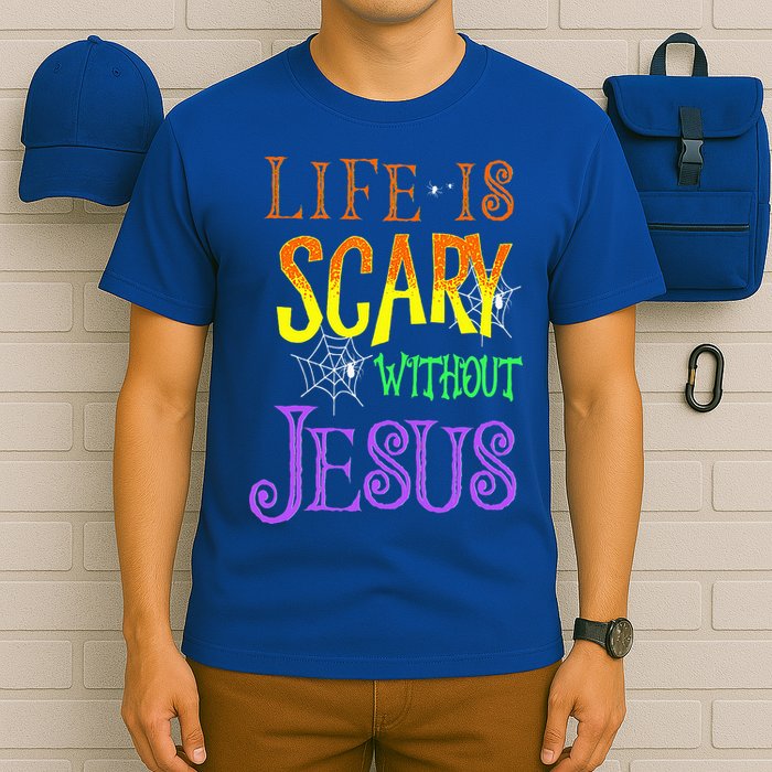 Life Is Scary Without Jesus Halloween Costume T-Shirt