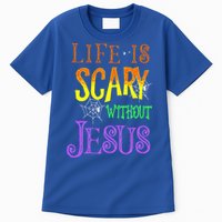 Life Is Scary Without Jesus Halloween Costume Tall T-Shirt