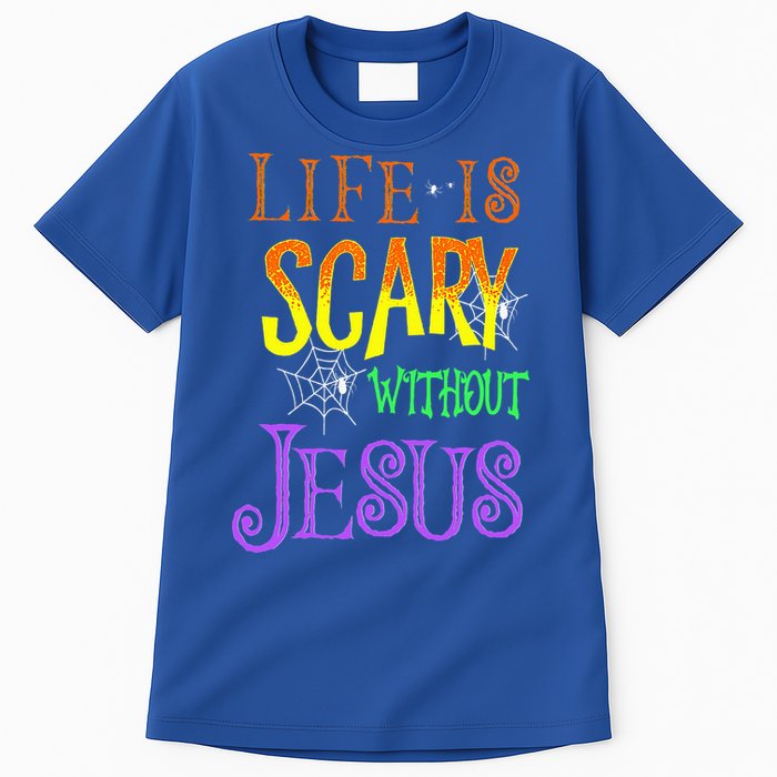 Life Is Scary Without Jesus Halloween Costume Tall T-Shirt
