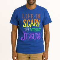 Life Is Scary Without Jesus Halloween Costume Tall T-Shirt