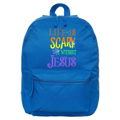 Life Is Scary Without Jesus Halloween Costume 16 in Basic Backpack
