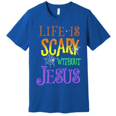 Life Is Scary Without Jesus Halloween Costume Premium T-Shirt