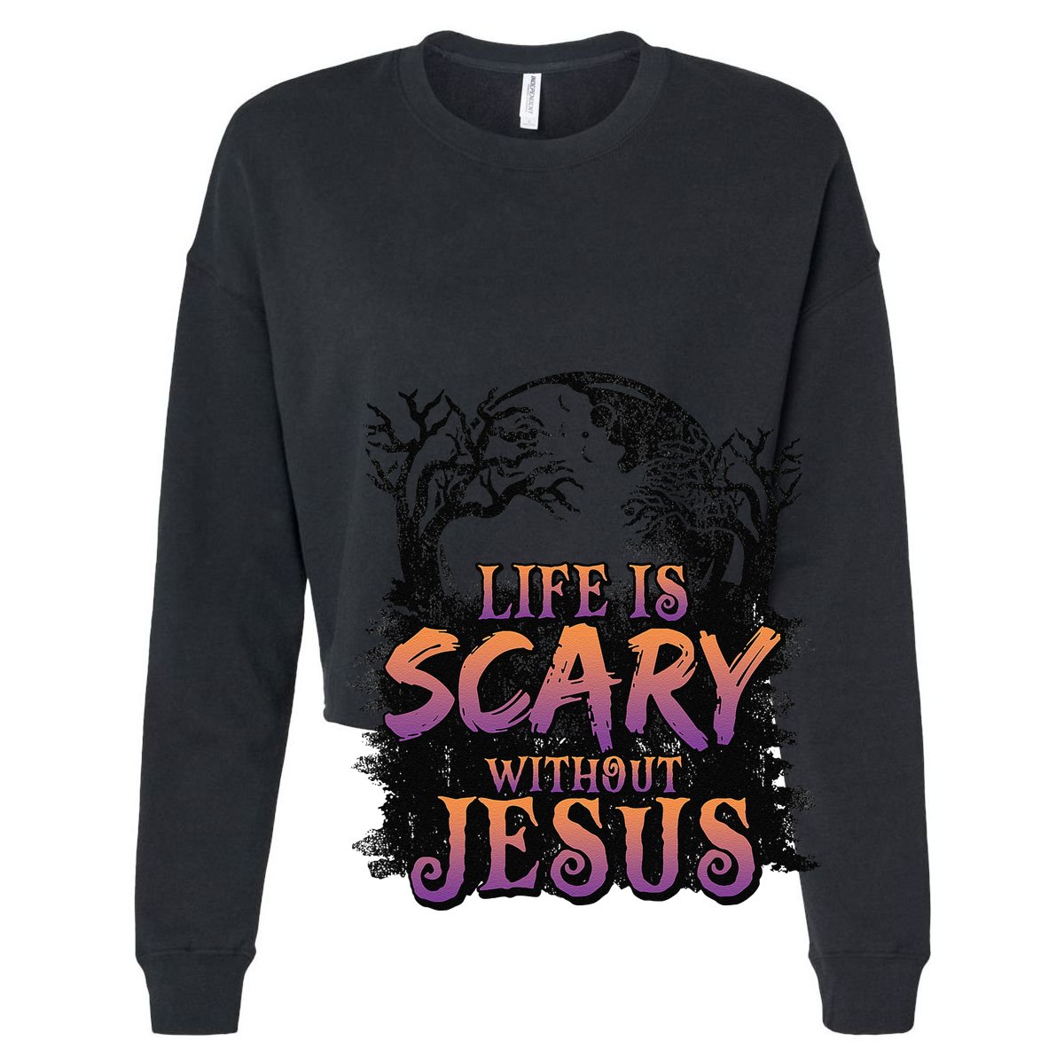 Life Is Scary Without Jesus Funny Halloween Christian Mug