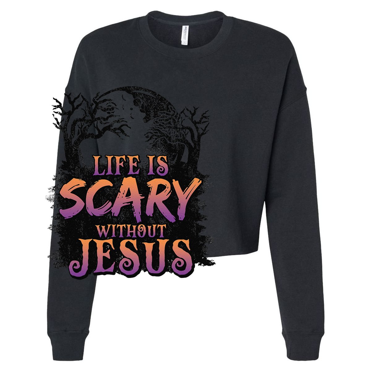 Life Is Scary Without Jesus Funny Halloween Christian 11oz C Handle Ceramic Mug