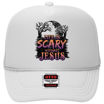 Life Is Scary Without Jesus Funny Halloween Christian Hat