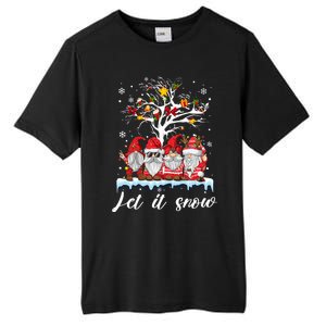 Let It Snow Gnomies Gift For Christmas Tall Fusion ChromaSoft Performance T-Shirt