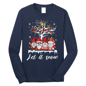 Let It Snow Gnomies Gift For Christmas Long Sleeve Shirt