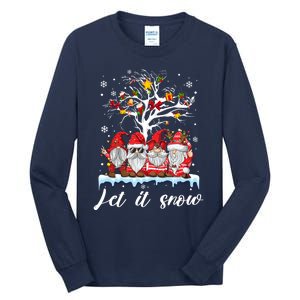 Let It Snow Gnomies Gift For Christmas Tall Long Sleeve T-Shirt