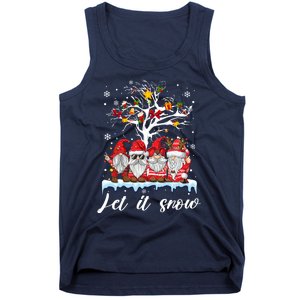 Let It Snow Gnomies Gift For Christmas Tank Top