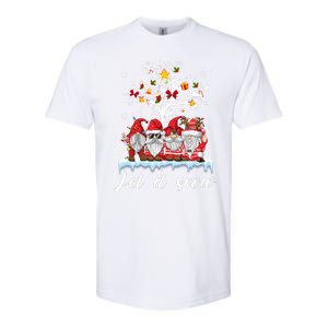 Let It Snow Gnomies Gift For Christmas Softstyle CVC T-Shirt