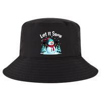 Let It Snow Snowman Cool Comfort Performance Bucket Hat