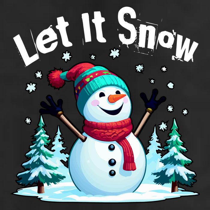 Let It Snow Snowman Cool Comfort Performance Bucket Hat