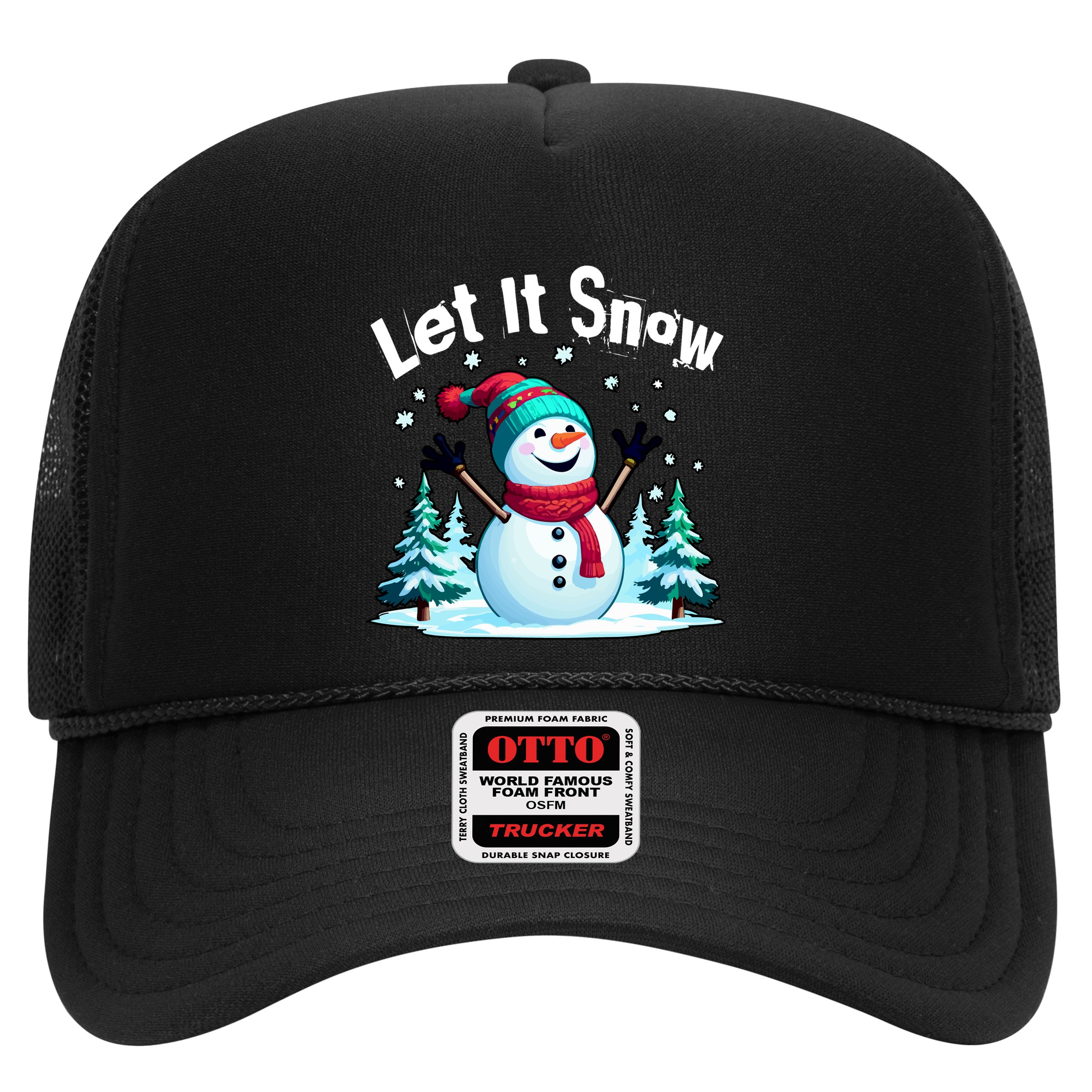 Let It Snow Snowman Hat