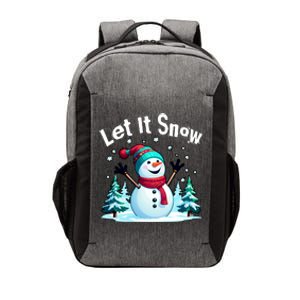 Let It Snow Snowman Vector Backpack