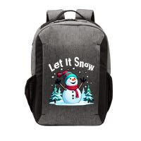 Let It Snow Snowman Vector Backpack