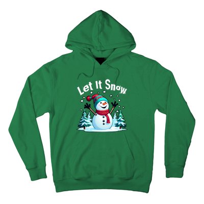 Let It Snow Snowman Hoodie