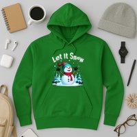Let It Snow Snowman Hoodie