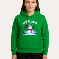 Let It Snow Snowman Hoodie