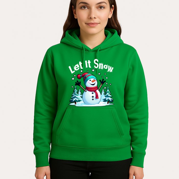 Let It Snow Snowman Hoodie