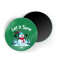 Let It Snow Snowman Magnet