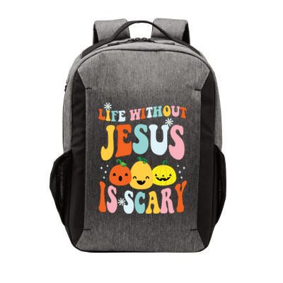 Life Is Scary Without Jesus Christian Faith Halloween Vector Backpack