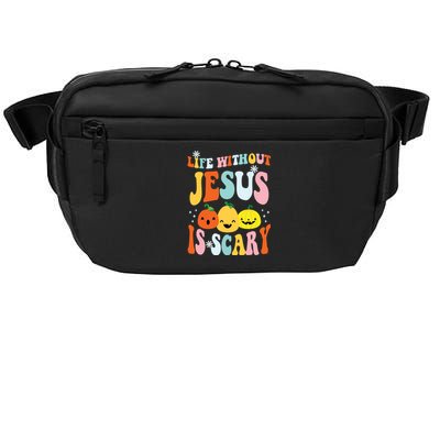 Life Is Scary Without Jesus Christian Faith Halloween Crossbody Pack