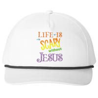 Life Is Scary Without Jesus Christian Halloween Costume Snapback Five-Panel Rope Hat