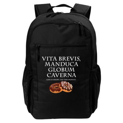 Life Is Short, Eat The Donut Latin Language Backpack