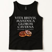 Life Is Short, Eat The Donut Latin Language Tank Top