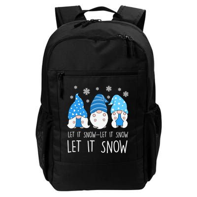 Let It Snow Gnomes Winter Holiday Cute Backpack