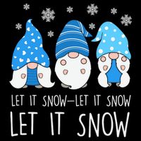 Let It Snow Gnomes Winter Holiday Cute Backpack