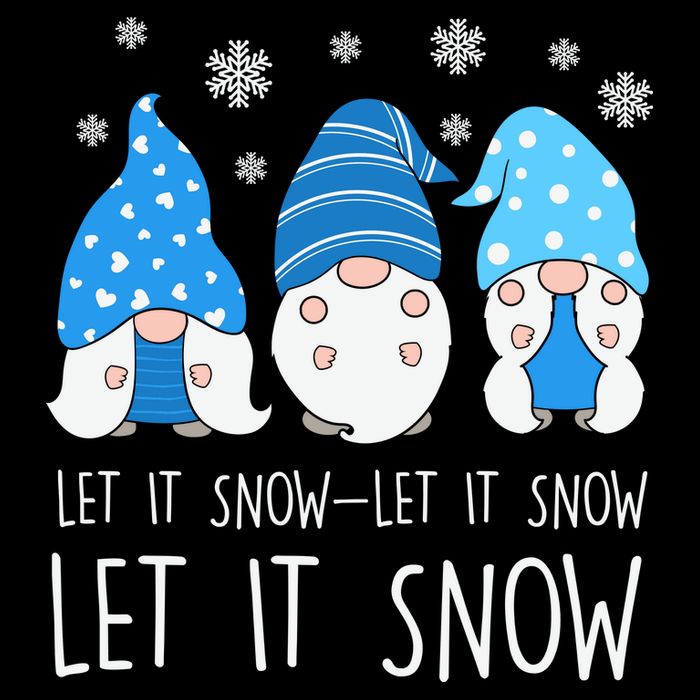Let It Snow Gnomes Winter Holiday Cute Backpack