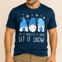 Let It Snow Gnomes Winter Holiday Cute Cooling Performance Crew T-Shirt