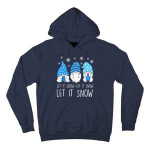 Let It Snow Gnomes Winter Holiday Cute Tall Hoodie