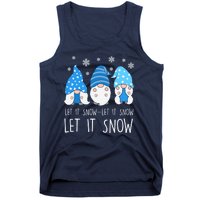 Let It Snow Gnomes Winter Holiday Cute Tank Top