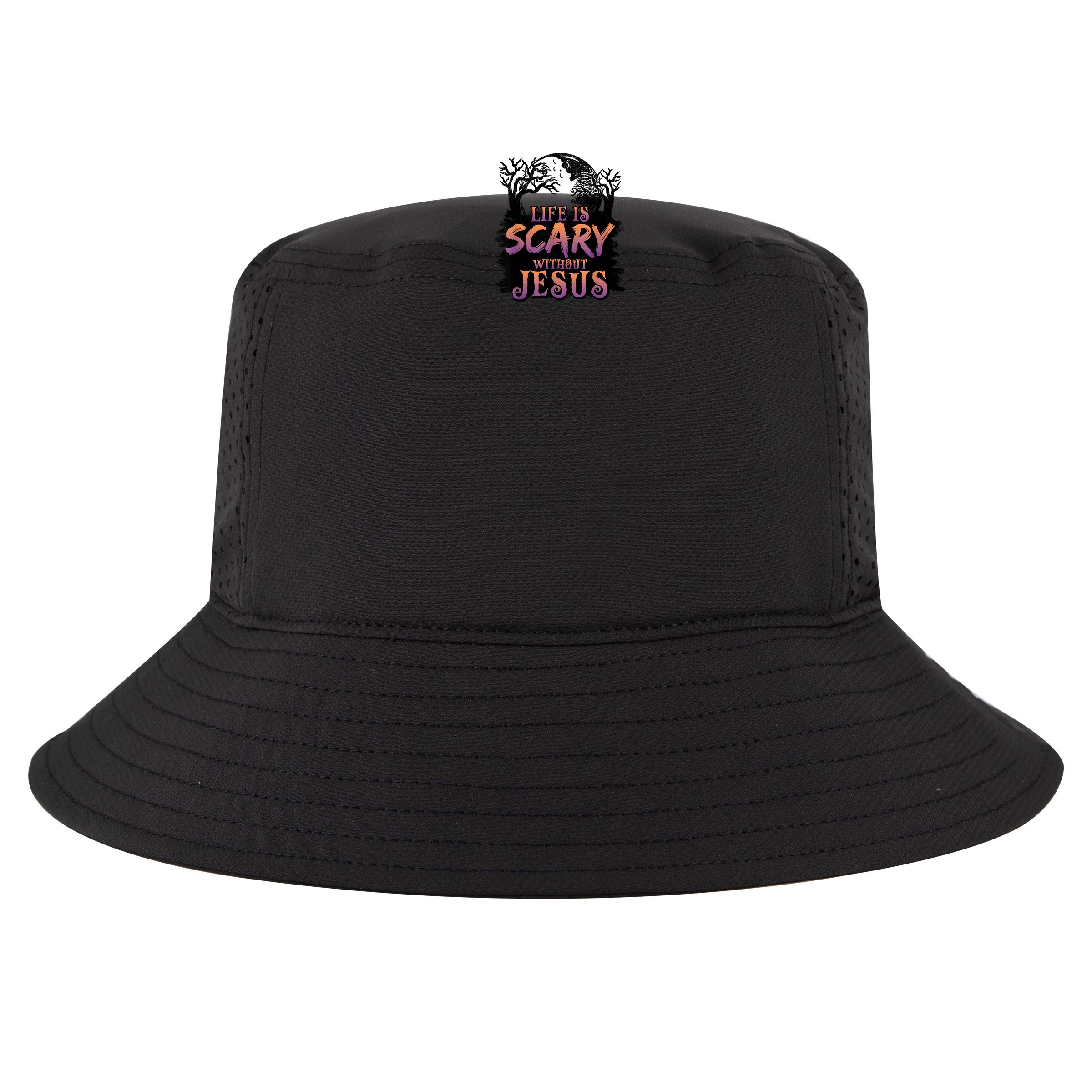 Life Is Scary Without Jesus Funny Halloween Christian Visor