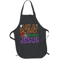 Life Is Scary Without Jesus Apron