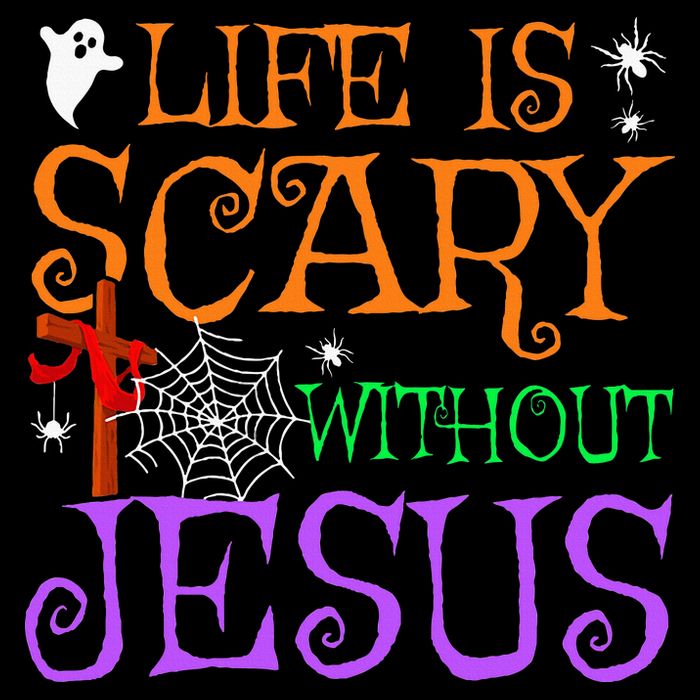 Life Is Scary Without Jesus Sustainable Bucket Hat
