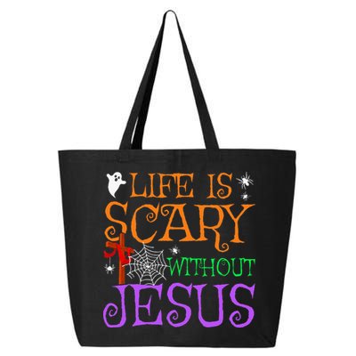 Life Is Scary Without Jesus 25L Jumbo Tote