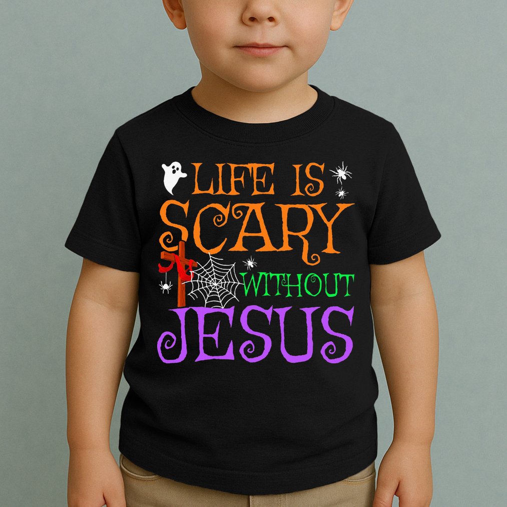 Life Is Scary Without Jesus Toddler T-Shirt