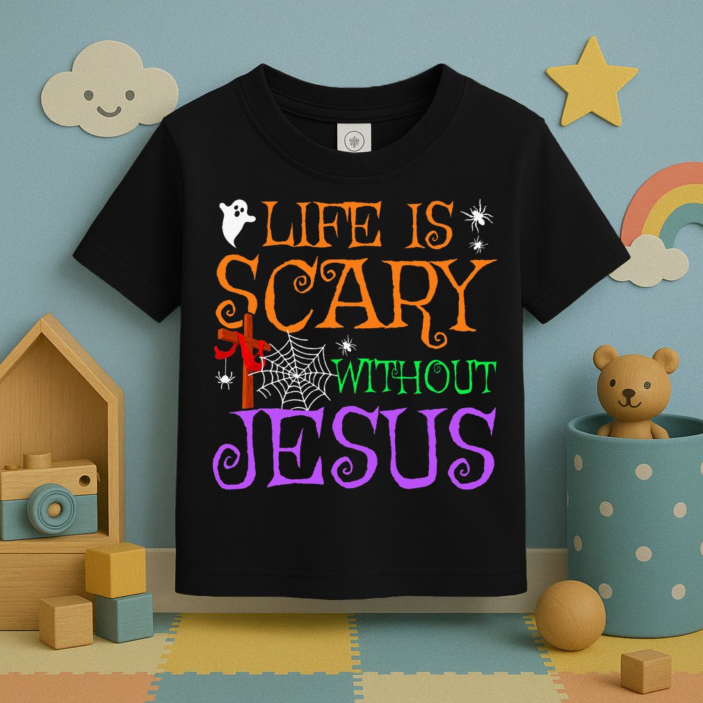 Life Is Scary Without Jesus Toddler T-Shirt
