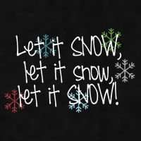 Let It Snow Let It Snow Let It Snow Ladies PosiCharge Tri-Blend Wicking Tank